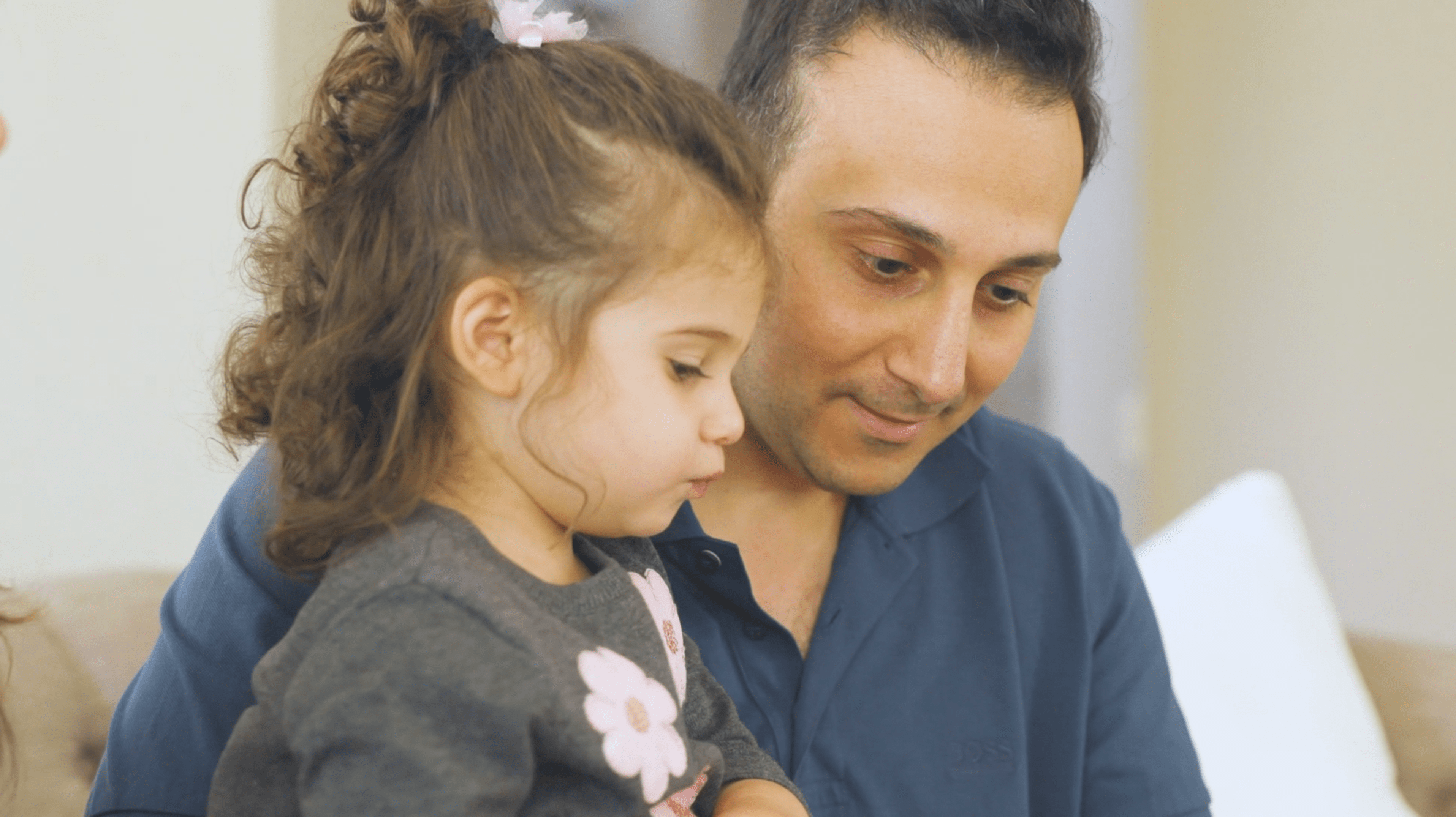 Melikian with daughter-min